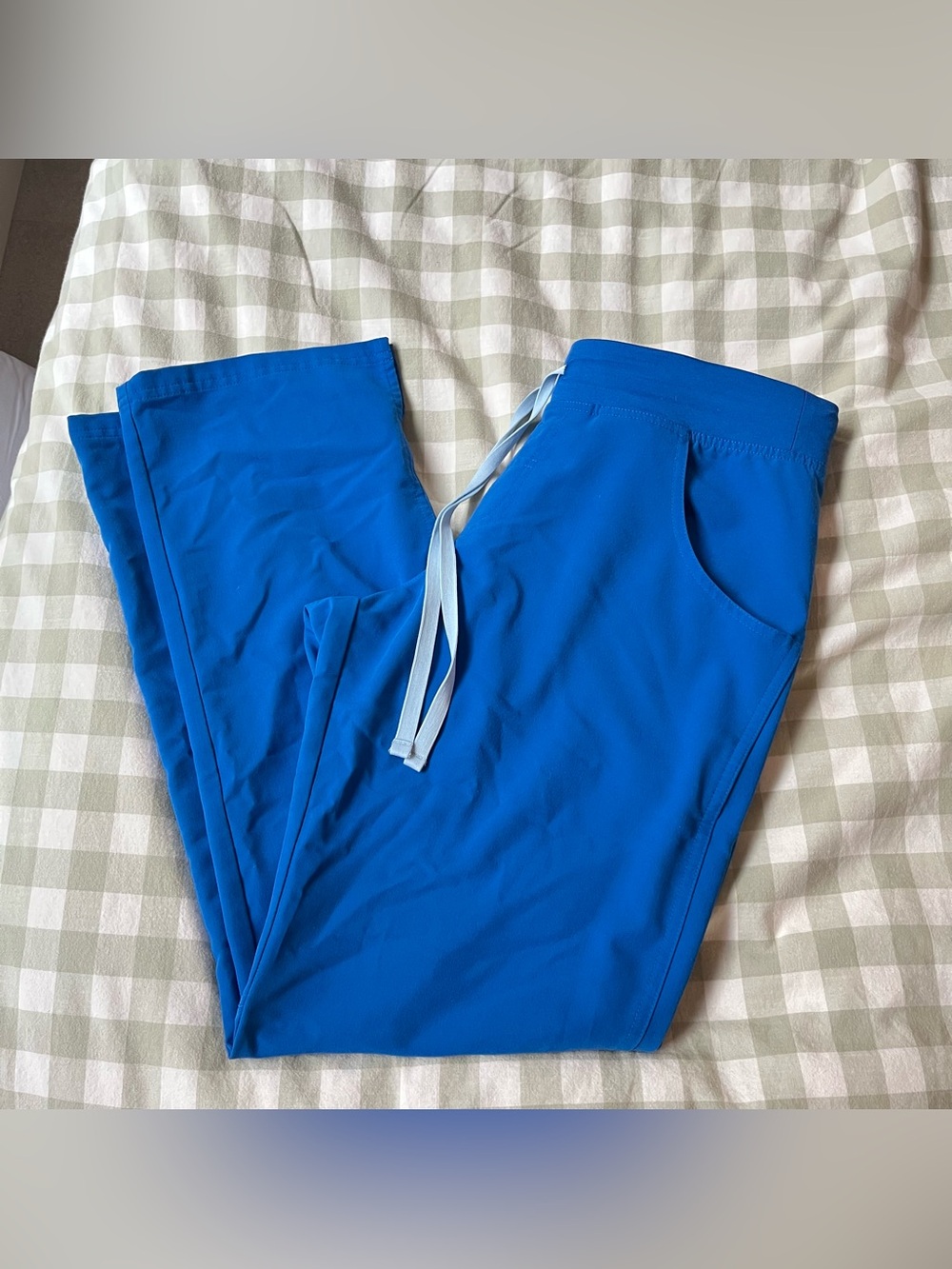 Figs Royal Blue Kade Cargo Scrub Pants